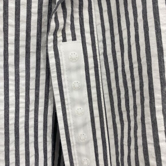 Gray Striped Women’s Shacket - Picture 8 of 12